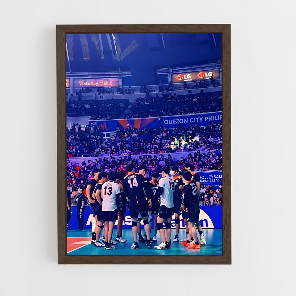Poster Japan National – affiche Volleyball (vue 5)